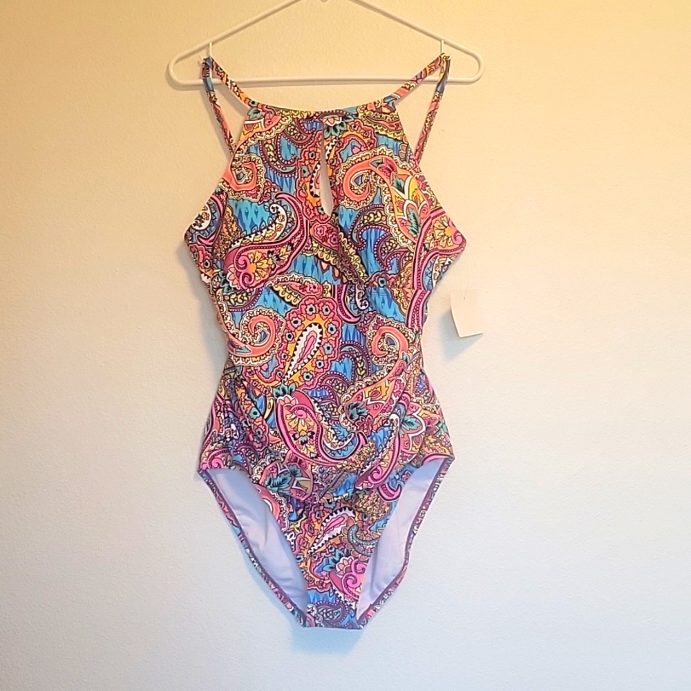 Rose ZuZu One Piece Paisley Swim Wear